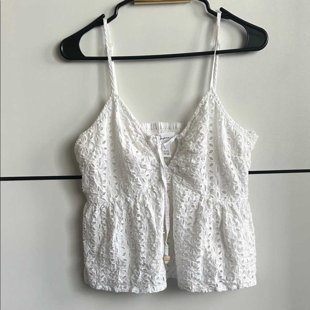 Japra Chic White Lace Camisole